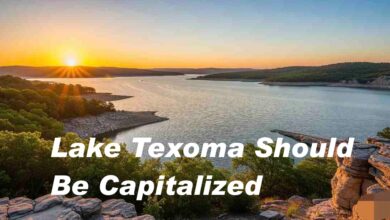 Lake Texoma Should Be Capitalized